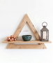 Hanah Home R-Raf358 Estantería de madera natural